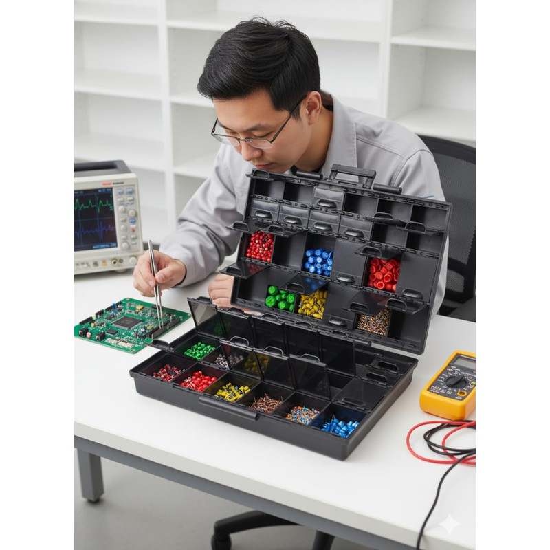 AideTek BOXALL48 48 ESD Safe anti-statics bins Enclosure for Surface