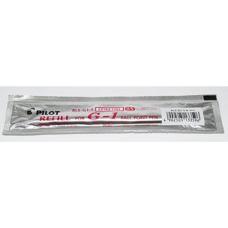 Pilot Pack of 3 Red Gel Ink Refills 0.3 mm