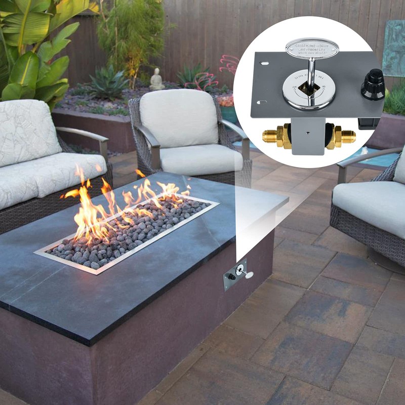 briidea Propane Fire Pit Hose Kit, All-in-One Fire Pit Ignition