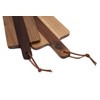 Thirstystone Acacia Wood Charcuterie Boards with Round Handles, Striped Design,