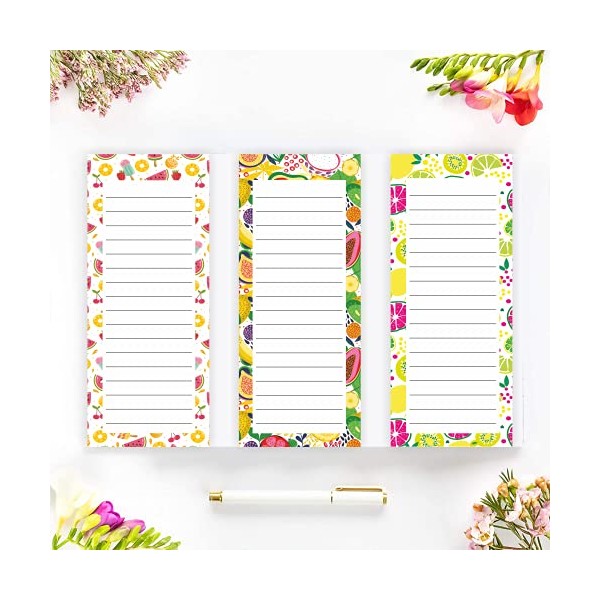 MUDRIT Magnetic Weekly Meal Planner Notepad with Tear Off Grocery