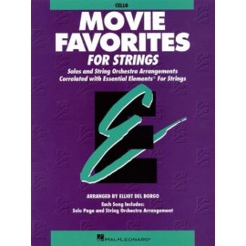 "ESSENTIAL ELEMENTS-MOVIE FAVORITES FOR STRINGS"-CELLO