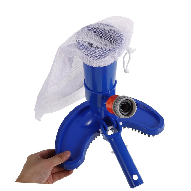 WHAMVOX Pool Vacuum Head with Side Brush Durable Cleaning Tool