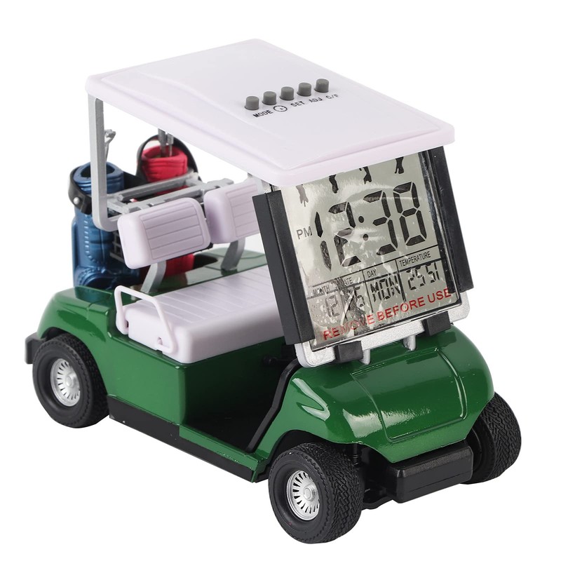 Golf Gift, Exquisite LCD Display Solid Golf Perpetual Calendar Cart,
