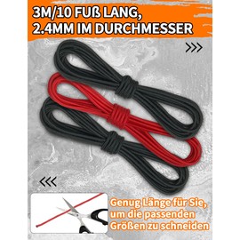 THREE ARCHERS Archery D-Loop Release Nock Durable Wire D Ring Nocking Loop Buckle (Black + Red)