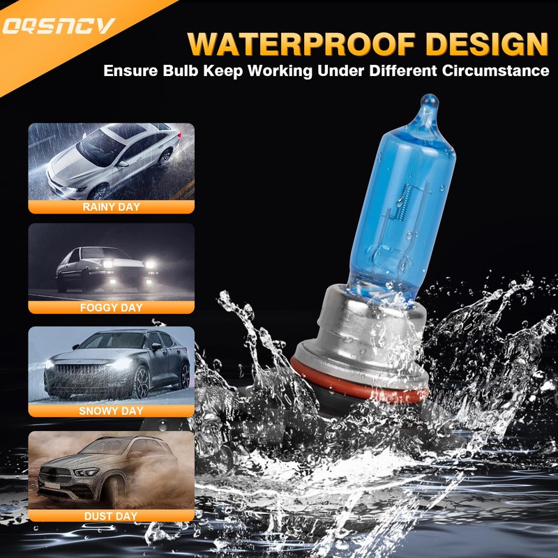 OQSNCV Fit for Kia Forte (2019 2020) Halogen Headlight Bulbs,