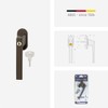 ABUS 592225 FG110 B Lockable Window Handle Brown