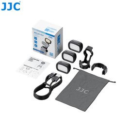 JJC 3Pcs Magnetic Fill Light for DJI Osmo Pocket 3 Creator Combo, Rechargeable Mini LED Video Light with Mount & Storage Pouch, 3 Color Modes/Brightness Adjustable for Pocket3 Selfie Vlog Recording