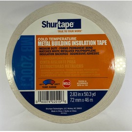 Shurtape MB 200CT Cold Weather Metal Building Insulation Tape 72mm x 46m