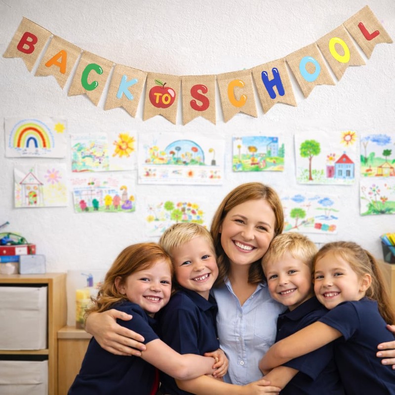 Back to School Banner, First Day of School Banner, Classroom