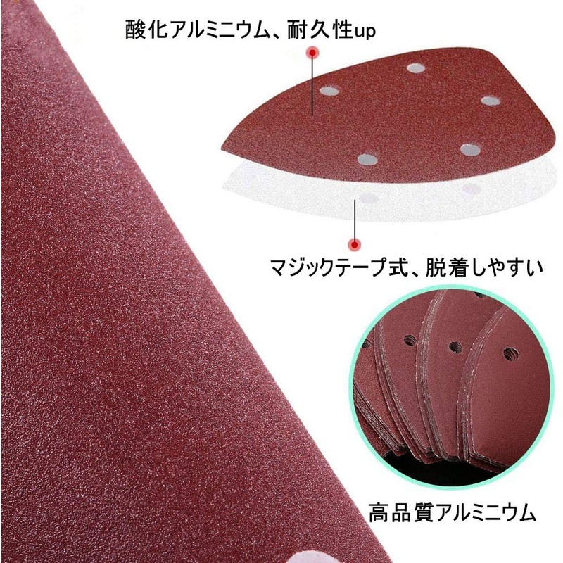 TSUCIA Mini Delta Sander Sandpaper Sanding Discs Sanding Pads 5.5