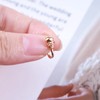 Inateannal Skull Nose Ring Skull Nose Ring Clip On Golden