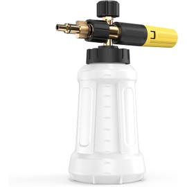 DANCINGBOAR Snow Foam Lance Compatible with LAVOR/Parkside Pressure Washer,Car Washer Sprayer Soap Nozzle Foam Cannon, Adjustable Sprayer Soap Dispenser Bottle 1L