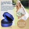 Blue Sixpence Coin Wedding Gift Box for Bride, Mother of