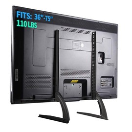 TV Stand Mount for Sony Bravia 55/65/75inch TVs, Table Top TV Stand Base, Height Adjustable Replacement Stand, for Most 36-75" LED Flat Screen TVs, Steel TV Feet Holds up to 110 lbs, Max VESA 600x600m