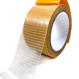 Birllaid Double Sided Fabric Tape Heavy Duty,Clear Tape for Clothes,Double Stick Carpet Tape,Fabric Tape Multifunctional Double Sided 2inchx33FT 10m High Stickness Strong 2 Sided Tape