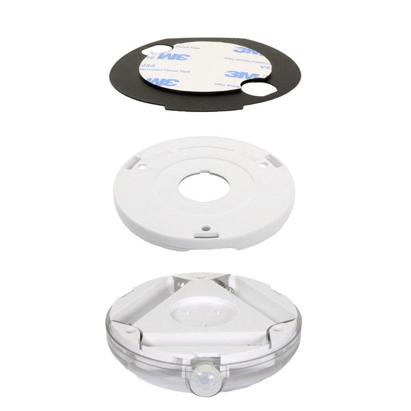 Mr. Scrappy Plastic Motion Sensor LED Clear Cabinet Light with