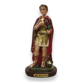 San Expedito - 6" Saint Expeditus Statue Religious Figurine