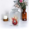 YATHABHISA Guitar Cremation Urn for Human Ashes, White Musical Memorial