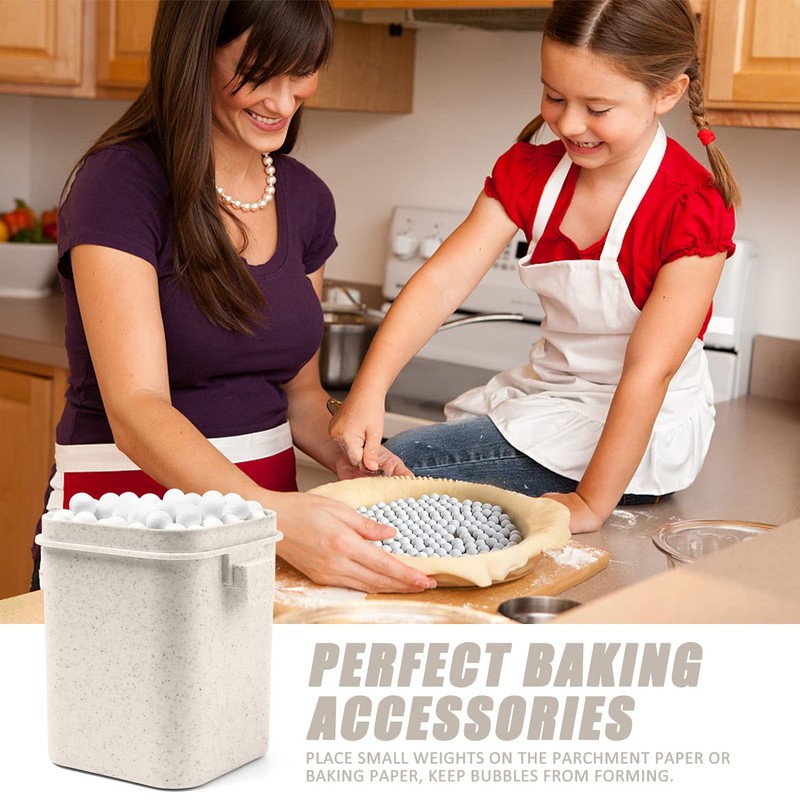 EIMMBD Ceramic Pie Weights Baking Beans 2.2 LB,10mm pie weights