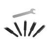 Electric Woodworking Carving Chisel Engraving Knife Tool with 5 Blades