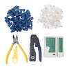 Network Cable Tester RJ45 Crimper Crimping Tool Kit Wire Stripper