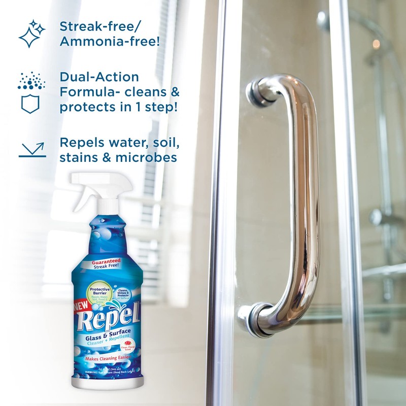 Clean-X REPEL Glass & Surface Cleaner 32 fl. oz. -
