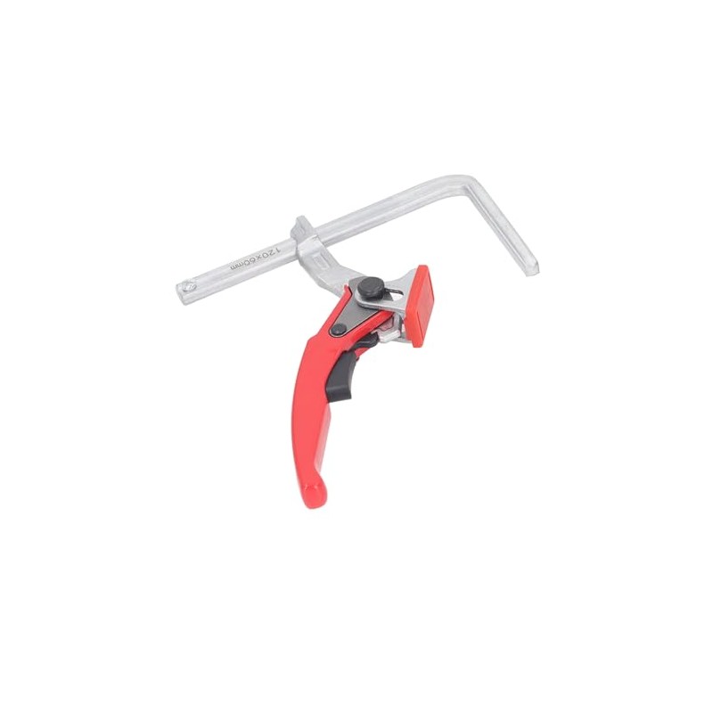 Ratcheting Table Clamp, Quick Ratchet Track Saw Guide Rail Clamp,
