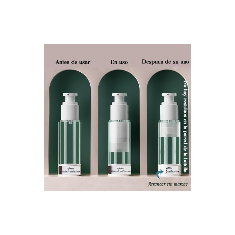 Botellas travel con cubierta de silicon 100ml. Sin fugas, fácil