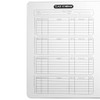 Top Flight Sewn Marble Composition Book, Black/White, College Rule, 9.75