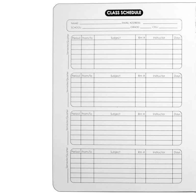 Top Flight Sewn Marble Composition Book, Black/White, College Rule, 9.75