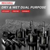 REKCKRUL 10 PCS Diamond Hole Saw Set, Serrated Brazing Tile