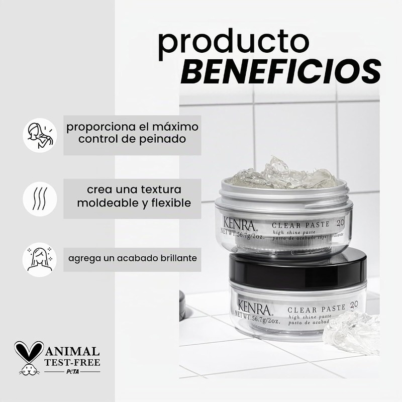 Kenra Professional Clear Paste 20 Pasta de alto brillo Fijación