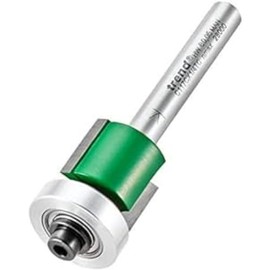 Trend CraftPro Guided Trimmer Router Cutter Bit, 1/4 Inch Shank, 18.2mm Cut Diameter & 14mm Cut Length, Tungsten Carbide Tipped, C117CX1/4TC