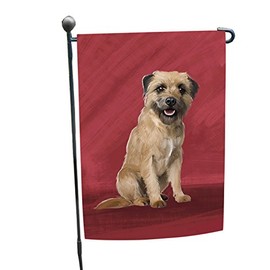 Border Terrier Dog Double-Sided Yard Flag - Premium Quality Colorful Design Home Decorative Garden Flag