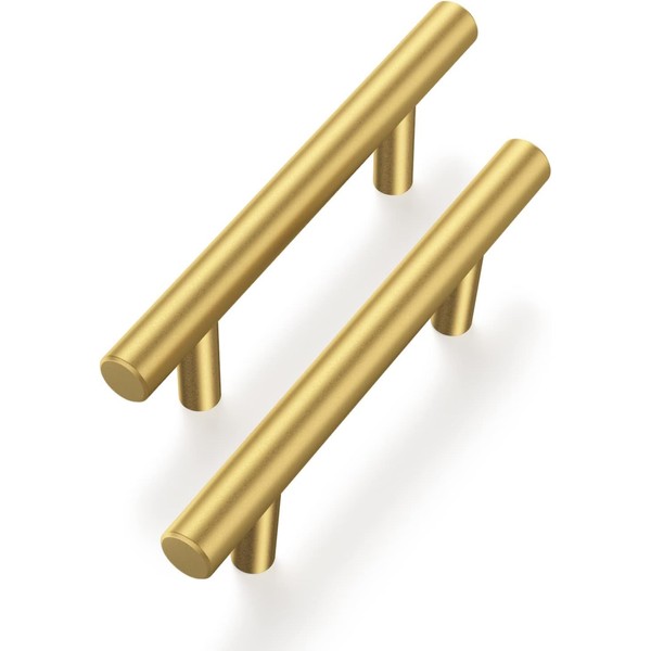 goldenwarm 6 Packs Gold Cabinet Handles Kitchen Cupboard Handles Gold