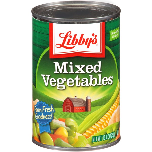 Libby's Mixed Vegetables, 15-Ounce Cans (Pack of 12)