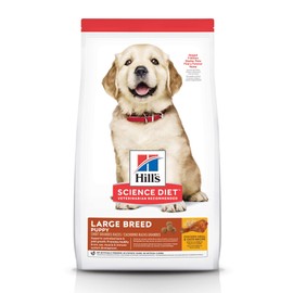 Hill's Science Diet Dry Dog Food, Puppy, Large Breeds, with Real Meat and Whole Grains, Chicken Meal and Oats Recipe, 15.5 lb. Bag