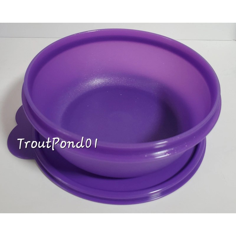 Tupperware Cereal Bowls Modular Nesting Bowl Purple and Pink 2.5