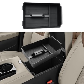 ECOZEN 2025 Murano Center Console Organizer - For 2025 Nissan Murano(SV/SL/Platinum) Accessories Organizer Tray - Armrest Storage Box With Handle For 2025 Murano