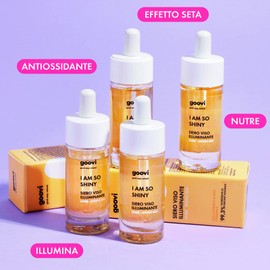 Goovi, I Am So Shiny Brightening Face Serum Ideal for All Skin Types Elastic and Shiny Skin Antioxidant 30ml