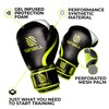 ESSENTIAL BOXING GLOVES GREEN 8-OZ