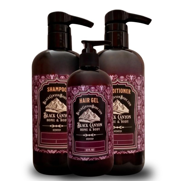 Black Canyon Gourmand Myrrh Scented Argan Oil Hair Shampoo, Conditioner