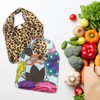 FAVORTALK Fold Up Shopping Bag In Pouch 2 Pcs Large