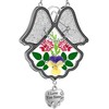 KY&BOSAM Angel Suncatcher I Love You Sister Stained Glass Panels