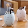 Operitacx Cosmetic Brush Holder Egg Design Large Capacity Makeup Organizer