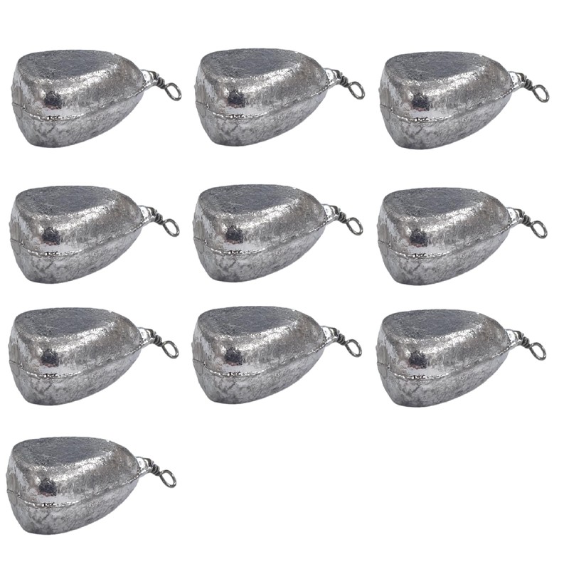 PRO FILSTAR Flat Ground Lead Fishing Set 10 x 50g