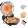 YIBAKE Stone Pizza Oven, 12'' Indoor Electric Pizza Maker, 1200W