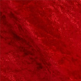 Ben Textiles Stretch Panne Velvet Velour Red, Fabric by the Yard