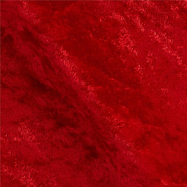 Ben Textiles Stretch Panne Velvet Velour Red, Fabric by the